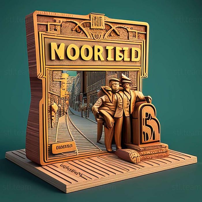 3D model Monopoly Streets game (STL)